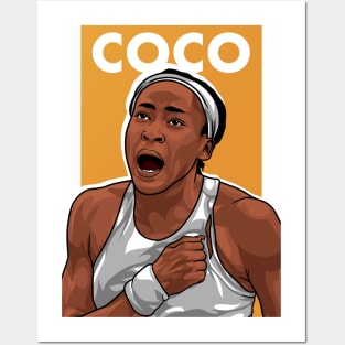 Coco Gauff Posters and Art